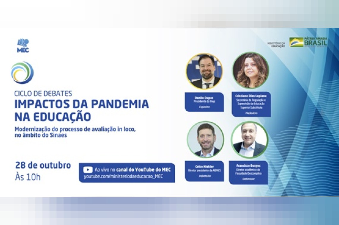 Webinário | Modernização do processo de avaliação in loco, no âmbito do Sinaes